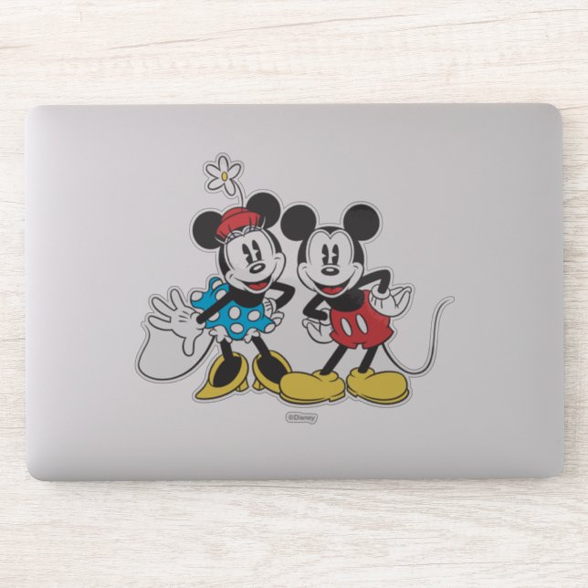 Mickey & Minnie | Classic Pair Sticker (Computer)