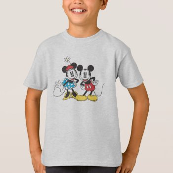 Mickey & Minnie | Classic Pair T-shirt by MickeyAndFriends at Zazzle
