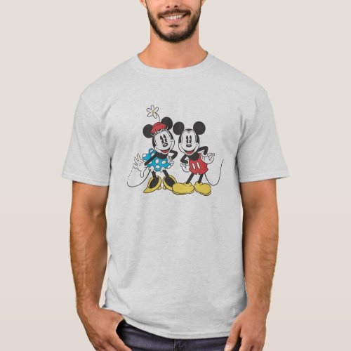 Mickey  Minnie  Classic Pair T_Shirt