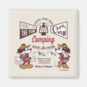 Mickey & Minnie C'mon Let's Go! Magnet