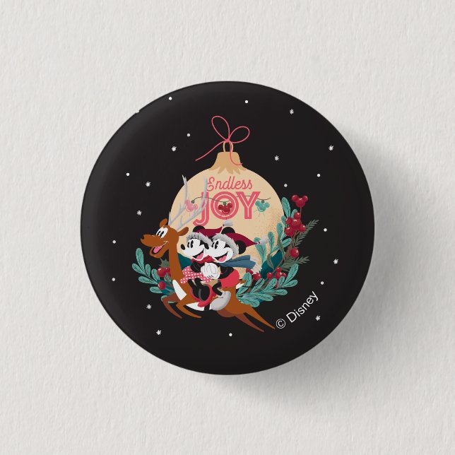 Mickey & Minnie | Endless Joy Button (Front)