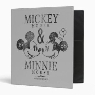 Mickey & Minnie   Est. 1928 Binder