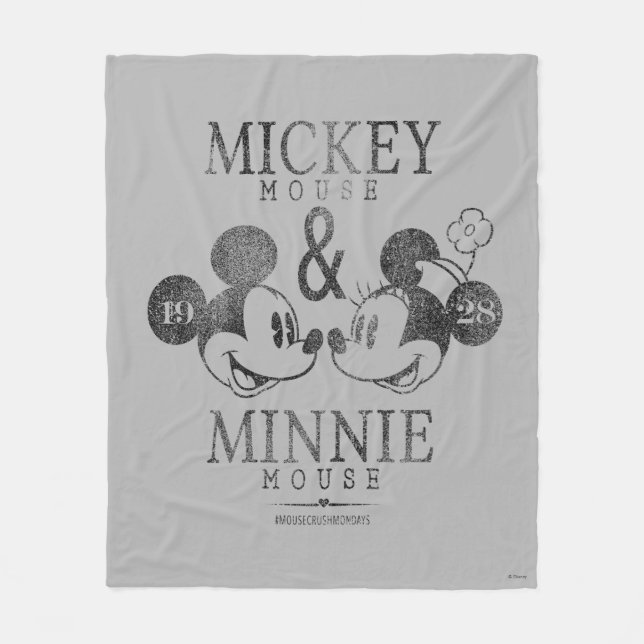 Mickey & Minnie | Est. 1928 Fleece Blanket (Front)