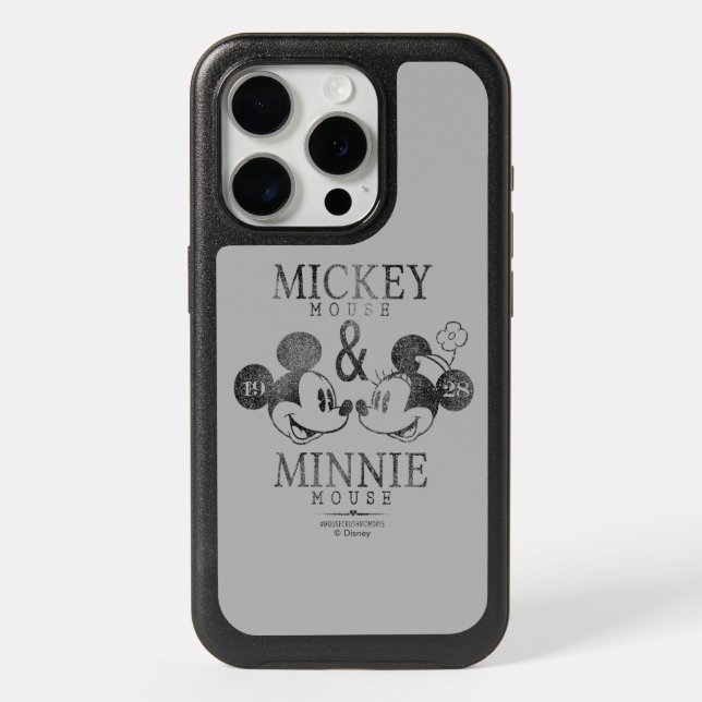 Mickey & Minnie | Est. 1928 iPhone 15 Pro Case (Back)
