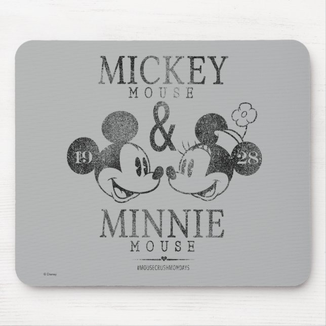 Mickey & Minnie | Est. 1928 Mouse Pad (Front)