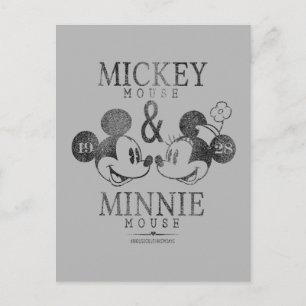 Mickey & Minnie Est. 1928 Postcard