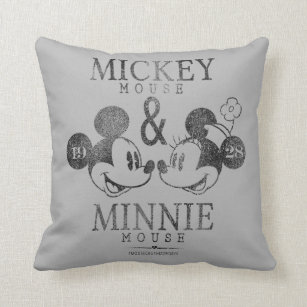 16x16 Multicolor Disney Minnie Mouse Icon Winter Lodge Throw Pillow 