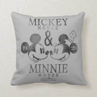 Mickey & Minnie | Est. 1928 Throw Pillow
