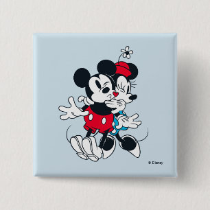 Mickey & Minnie   Forever Love Button