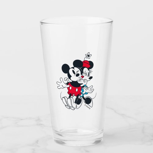 Mickey  Minnie  Forever Love Glass