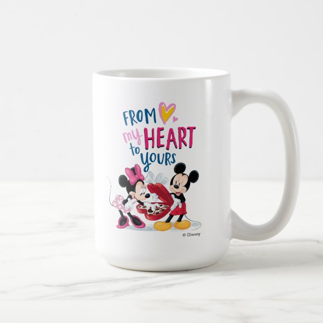 Mickey & Minnie | From My Heart to Yours Coffee Mug (Right)