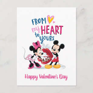 Mickey Mouse Themed 32 Valentines Day Cards with Pencils and Charms Mini  Cherry Pops Classroom Exchange Set 