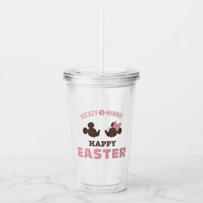 Mickey &amp; Minnie | Happy Easter Acrylic Tumbler