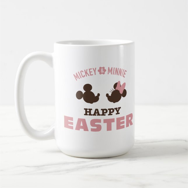 Mickey & Minnie | Happy Easter Coffee Mug (Left)