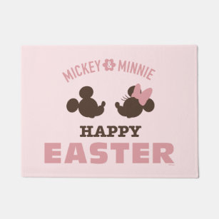 Mickey & Minnie   Happy Easter Doormat