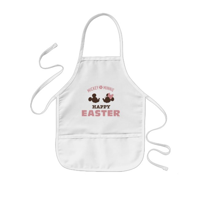 Mickey & Minnie | Happy Easter Kids' Apron (Front)