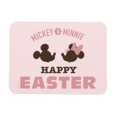 Mickey &amp; Minnie | Happy Easter Magnet