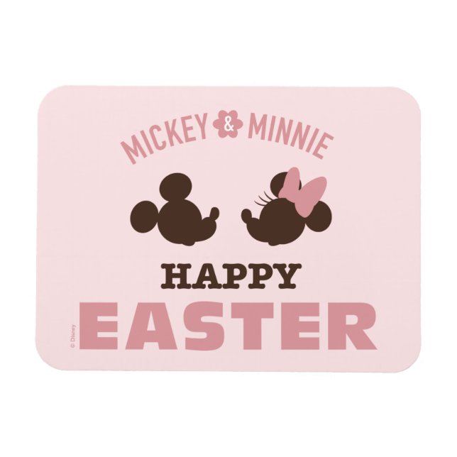 Mickey & Minnie | Happy Easter Magnet (Horizontal)
