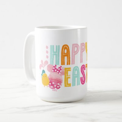 Mickey &amp; Minnie | Happy Easter Watercolor Graphic Coffee Mug