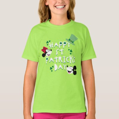 Mickey &amp; Minnie | Happy St. Patrick's Day T-Shirt