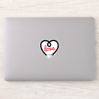 Mickey & Minnie, Heart Love Sticker