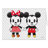 Mickey & Minnie Holding Hands Emoji (Front Horizontal)