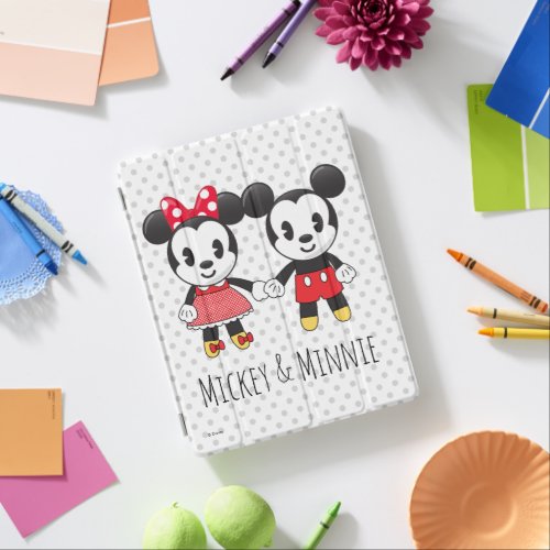 Mickey  Minnie Holding Hands Emoji iPad Smart Cover