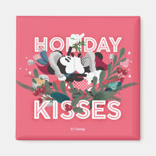 Mickey & Minnie Holiday Kisses Magnet