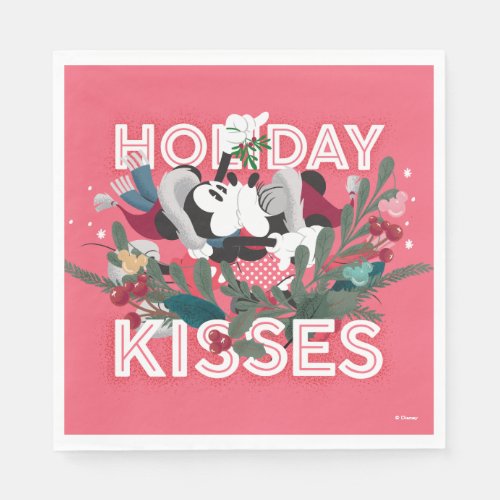 Mickey & Minnie | Holiday Kisses Napkins