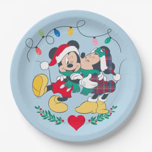 Mickey & Minnie | Holiday Kisses Paper Plates