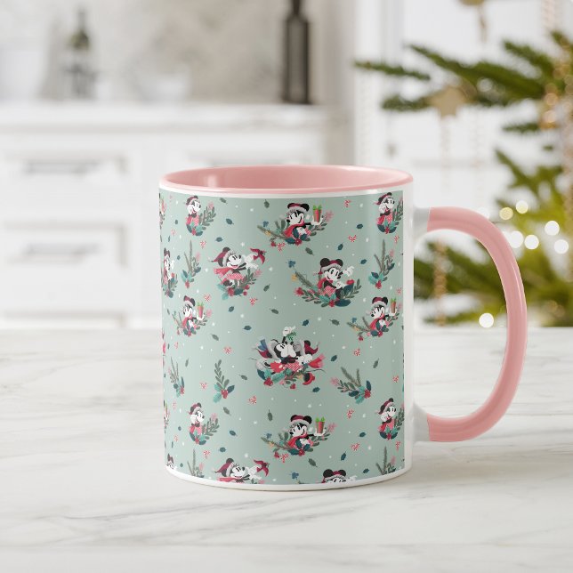 Mickey & Minnie | Holiday Kisses Pattern Mug (Creator Uploaded)