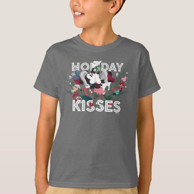 Mickey & Minnie | Holiday Kisses T-Shirt (Front)
