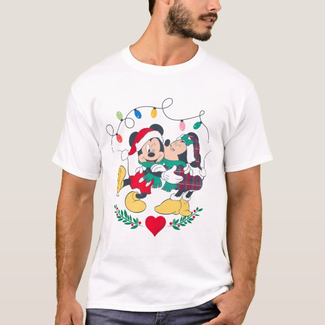 Mickey & Minnie | Holiday Kisses T-Shirt (Front)