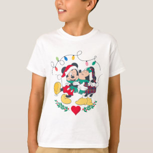 Mickey & Minnie   Holiday Kisses T-Shirt