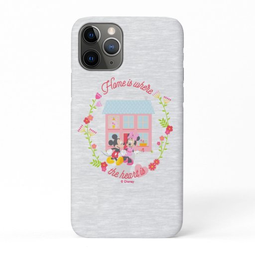 Mickey & Minnie | Home Is Where The Heart Is iPhone 11 Pro Case