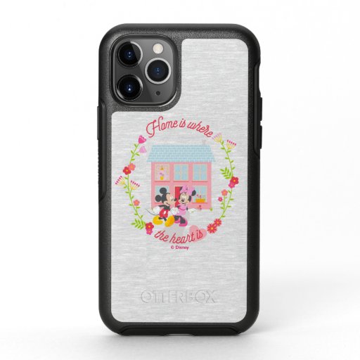 Mickey & Minnie | Home Is Where The Heart Is OtterBox Symmetry iPhone 11 Pro Case