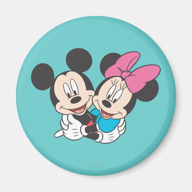 Mickey & Minnie | Hugging Magnet (Front)