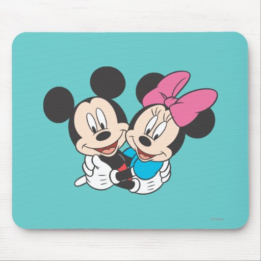 Mickey & Minnie | Hugging Mouse Pad | Zazzle