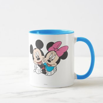 Mickey & Minnie | Hugging Mug by MickeyAndFriends at Zazzle
