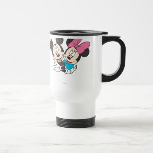 Mickey & Minnie Hugging Travel Mug