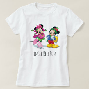 Mickey & Minnie Ice Skating T-Shirt