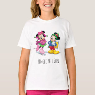 Mickey & Minnie Ice Skating T-Shirt
