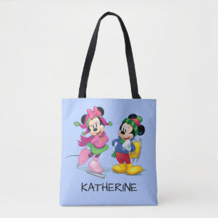 Mickey & Minnie Ice Skating Tote Bag