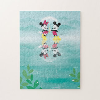 Mickey & Minnie in the Rain Jigsaw Puzzle