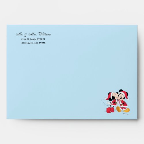 Mickey  Minnie  Jingle Bell Fun Envelope