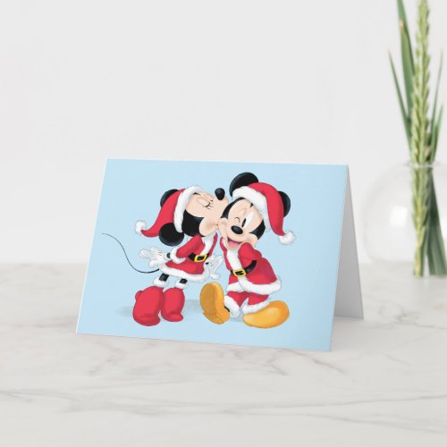 Mickey  Minnie  Jingle Bell Fun Holiday Card