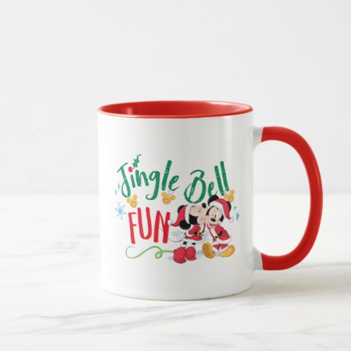 Mickey  Minnie  Jingle Bell Fun Mug