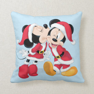 Mickey & Minnie Jingle Bell Fun Throw Pillow