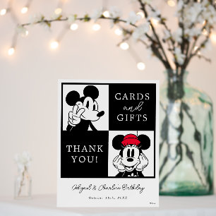 Mickey & Minnie   Joint Birthday Cards & Gifts Foam Board