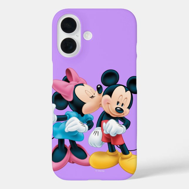 Mickey & Minnie | Kiss on Cheek Case-Mate iPhone Case (Back)
